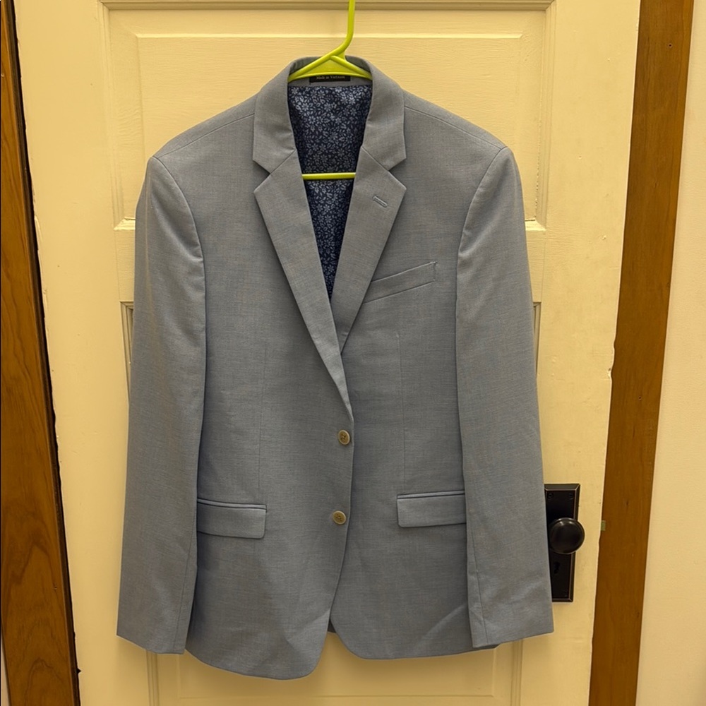 Men's Light Blue Suit Jacket